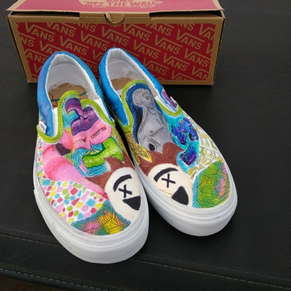vans slip on checkerboard custom vans slip on checkerboard custom